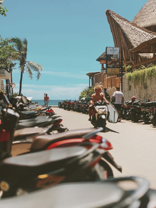Surfer in Bali